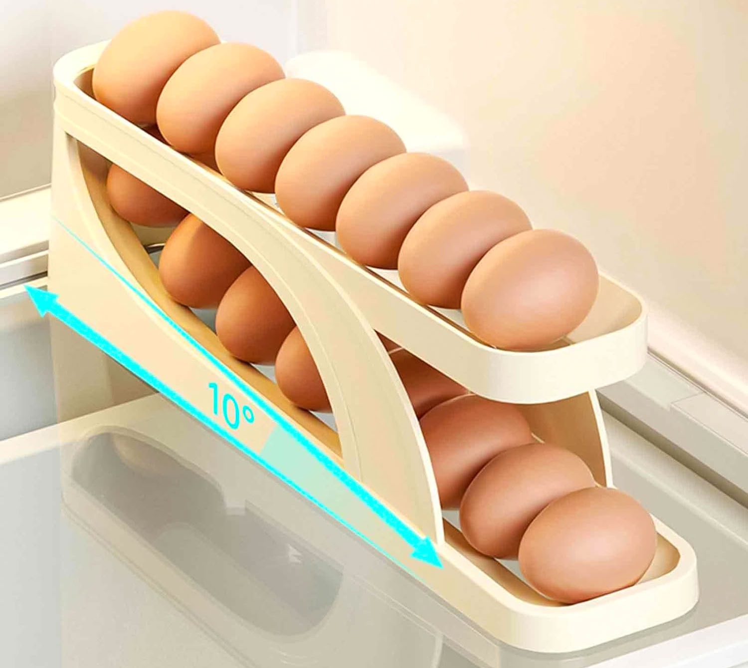 refrigerator egg dispenser tray
